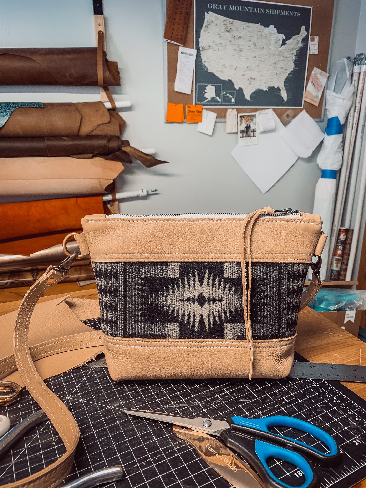 Elkhorn Mini Crossbody in Butter