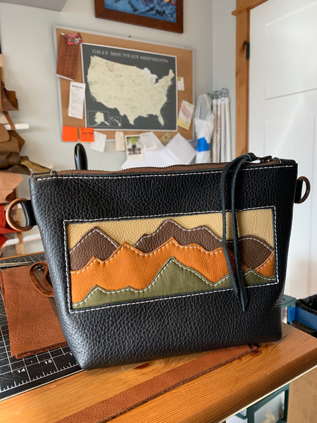 Elkhorn Mini Crossbody in Black