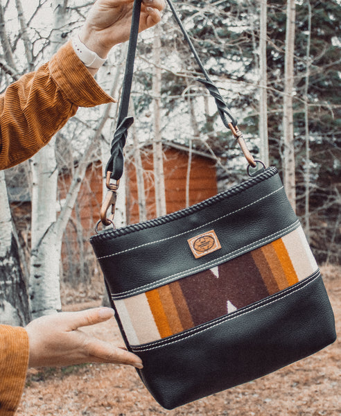 Black & PW Bucket Bag