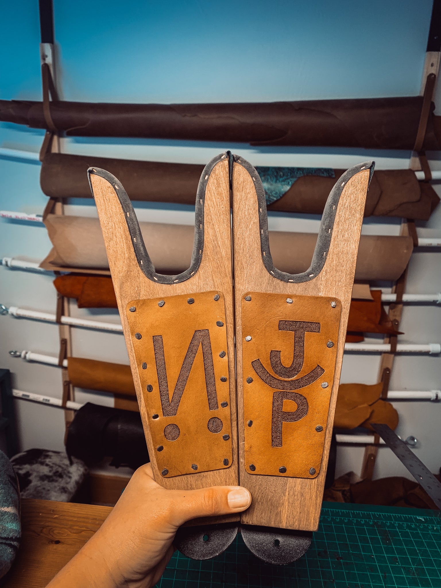 Custom Leather Patch Boot Jack